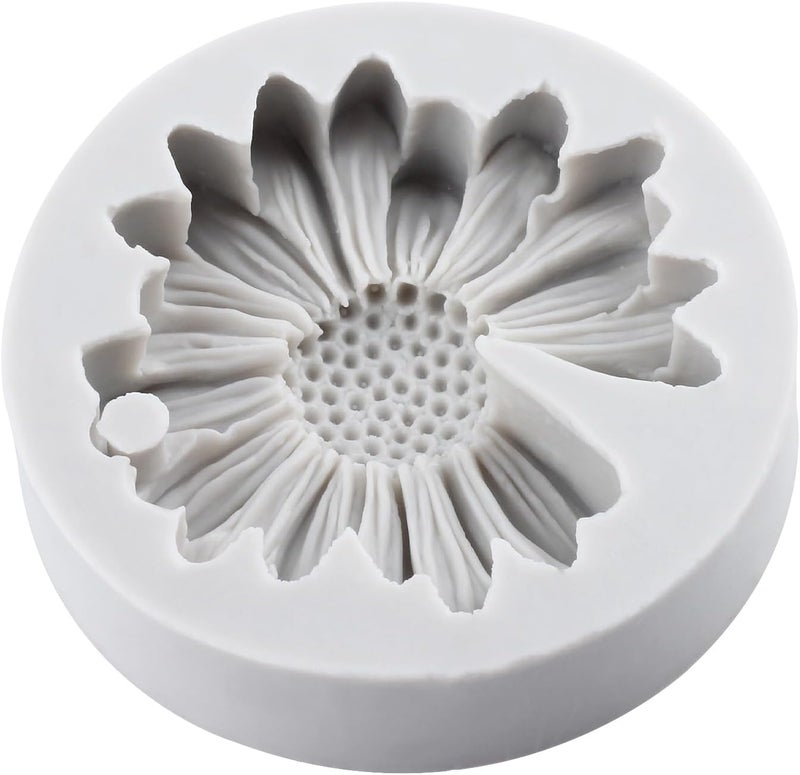 TAOXIBEI Daisy Flower Polymer Clay Mold Daisy Silicone Molds Chrysanthemum Flower Mold for DIY Crafts Jewelry Making Epoxy Resin Casting Air Dry Clay Plaste - Image 3